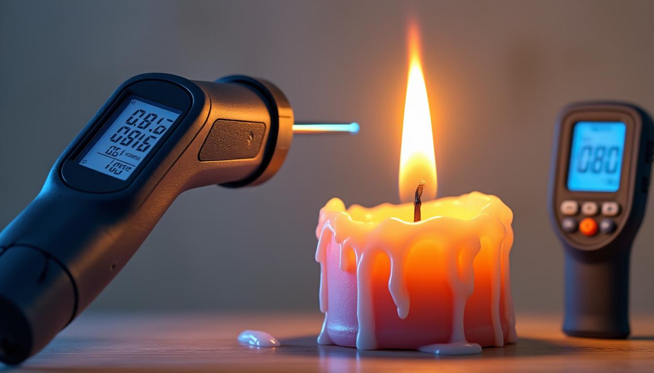 découvrez comment comprendre et mesurer la température de la flamme d'une bougie pour garantir une utilisation optimale et sécurisée.